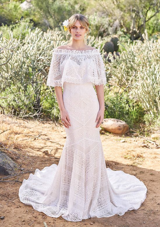 Lillian West 6516C Elegant Crochet Cape for Women - Perfect for Weddings, Parties & Special Occasions
