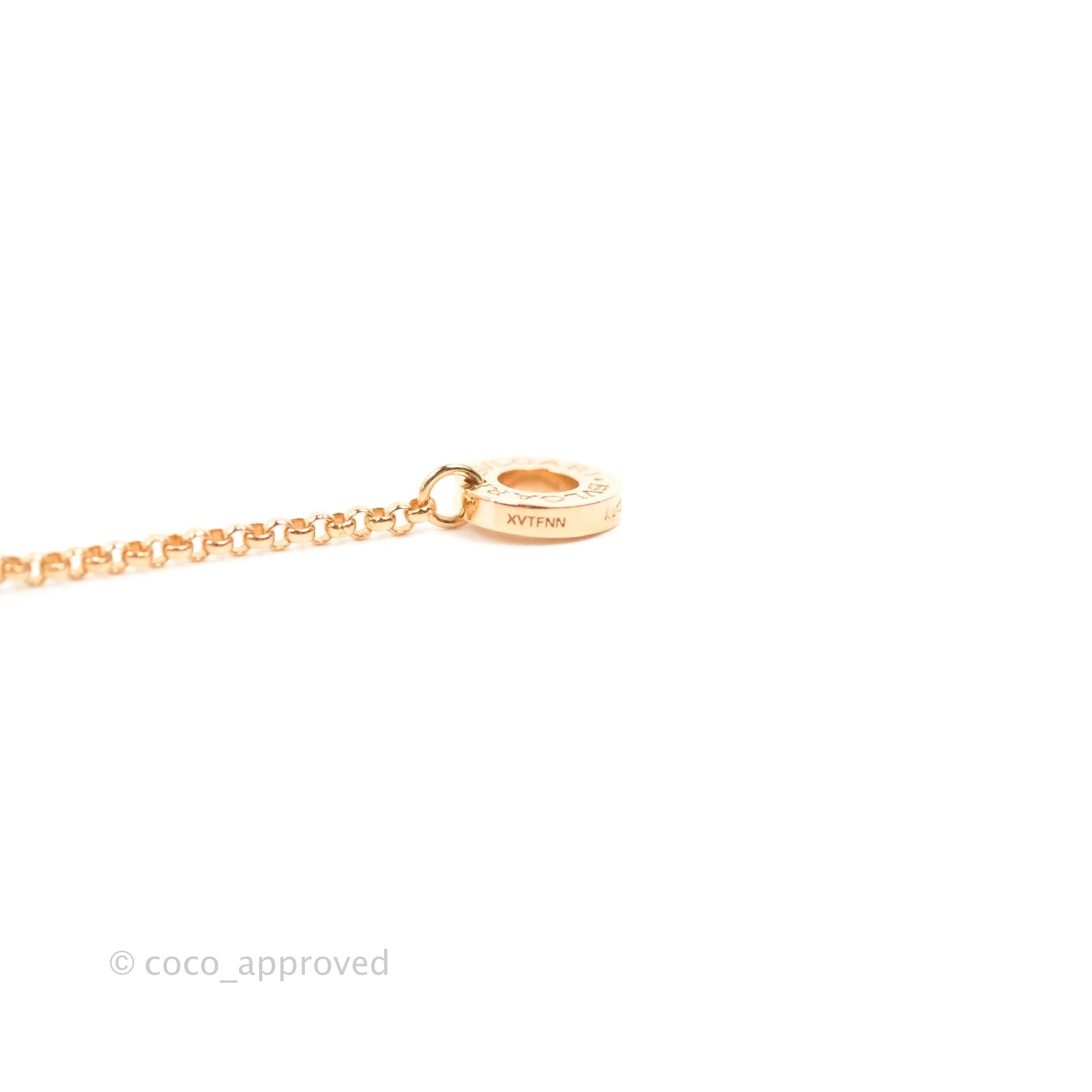 Bvlgari Mini Zero1 18K Rose Gold Diamond Necklace for Women - Luxury Italian Jewelry Gift for Anniversary, Valentine's Day & Special Occasions