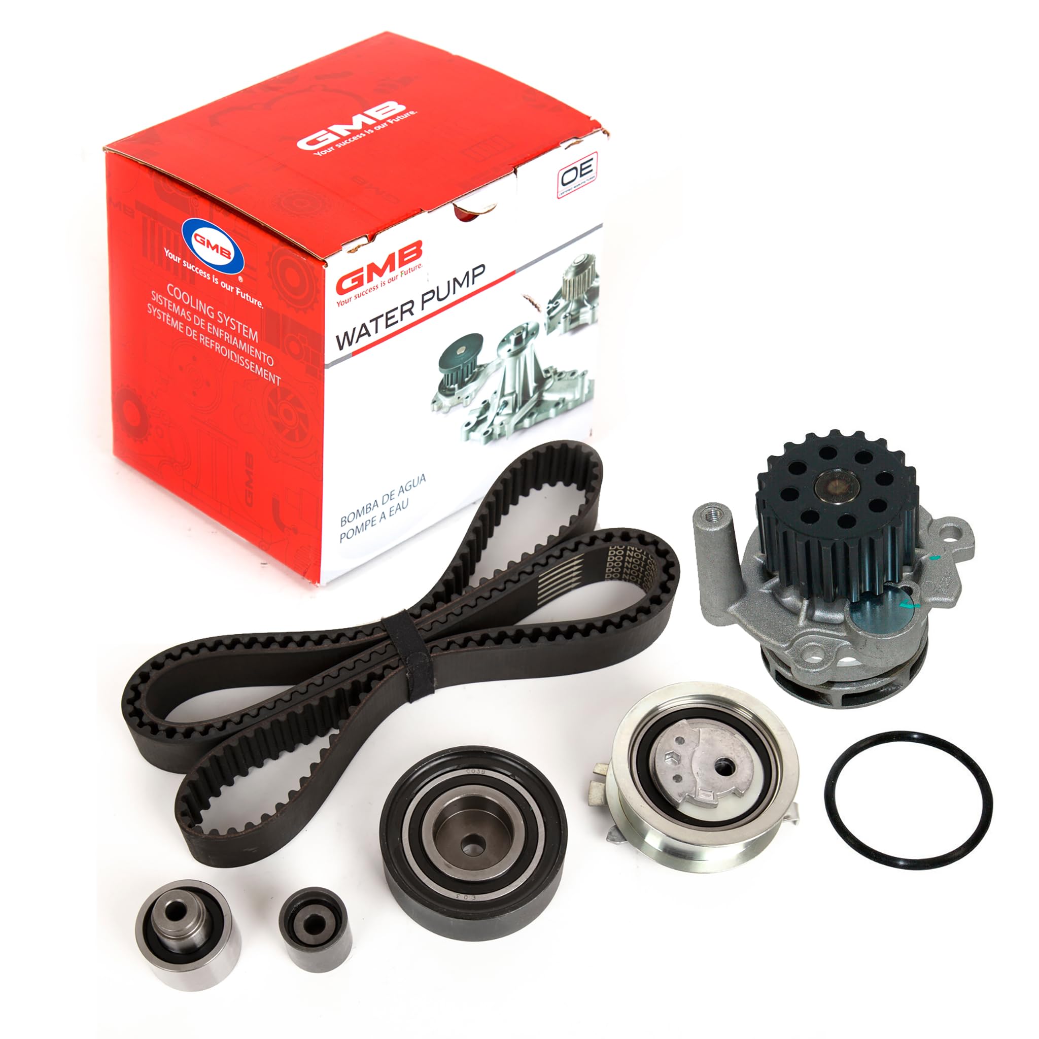 GMB Timing Belt Kit with Water Pump for 2012-2014 Volkswagen Passat 2.0L TDI Diesel Engine - Complete Replacement Kit for Smooth Engine Performance | Perfect for DIY Repairs & Professional Mechanic Use