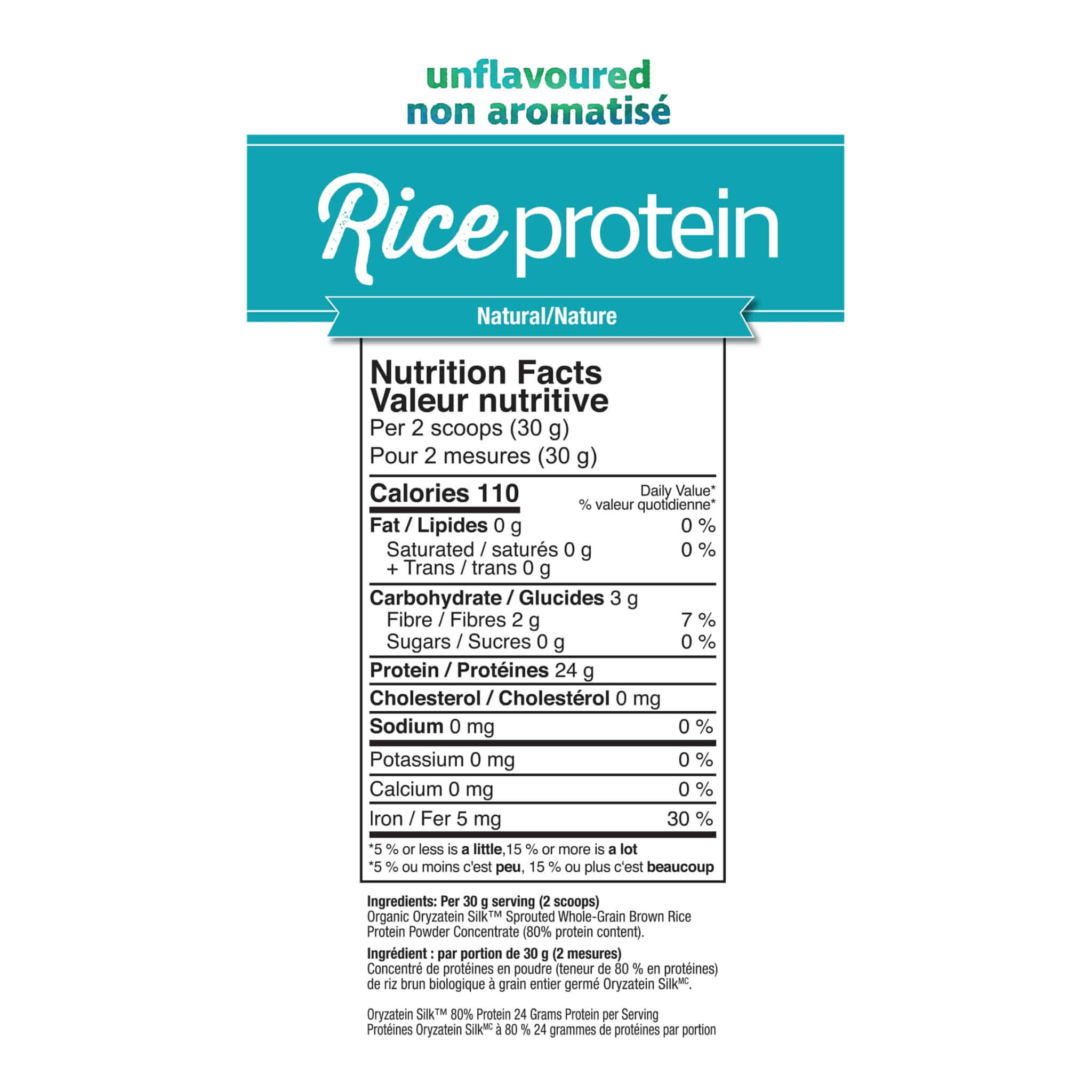 Organic Rice Protein Powder - Vegan Plant-Based Protein Supplement for Muscle Recovery & Weight Loss | Ideal for Smoothies, Baking & Post-Workout Nutrition