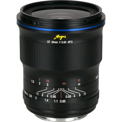Laowa Argus 33mm F0.95 CF APO Lens for Sony E Mount - Perfect for Low Light Photography & Cinematic Videography