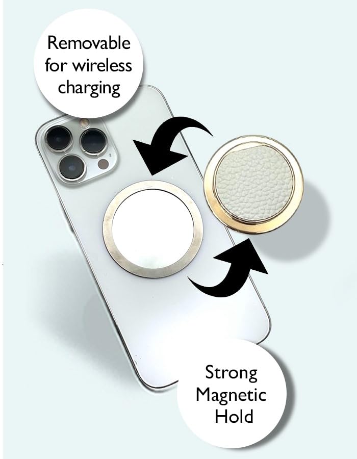 HANDL New York: Black - Handl O x POPL - Phone Grip and Stand for Smartphone, Perfect for Hands-Free Viewing and Secure Grip