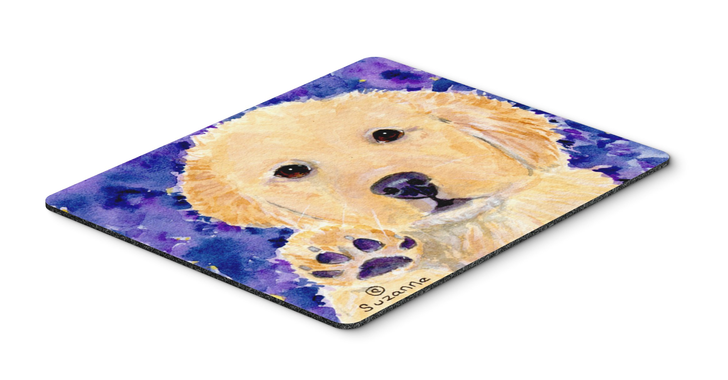 Golden Retriever Mouse Pad & Hot Pad - Large Washable Non-Slip Desk Mat for Home Office, Gaming & Computer Work | Perfect for Laptops, Desks & Kitchen Use
