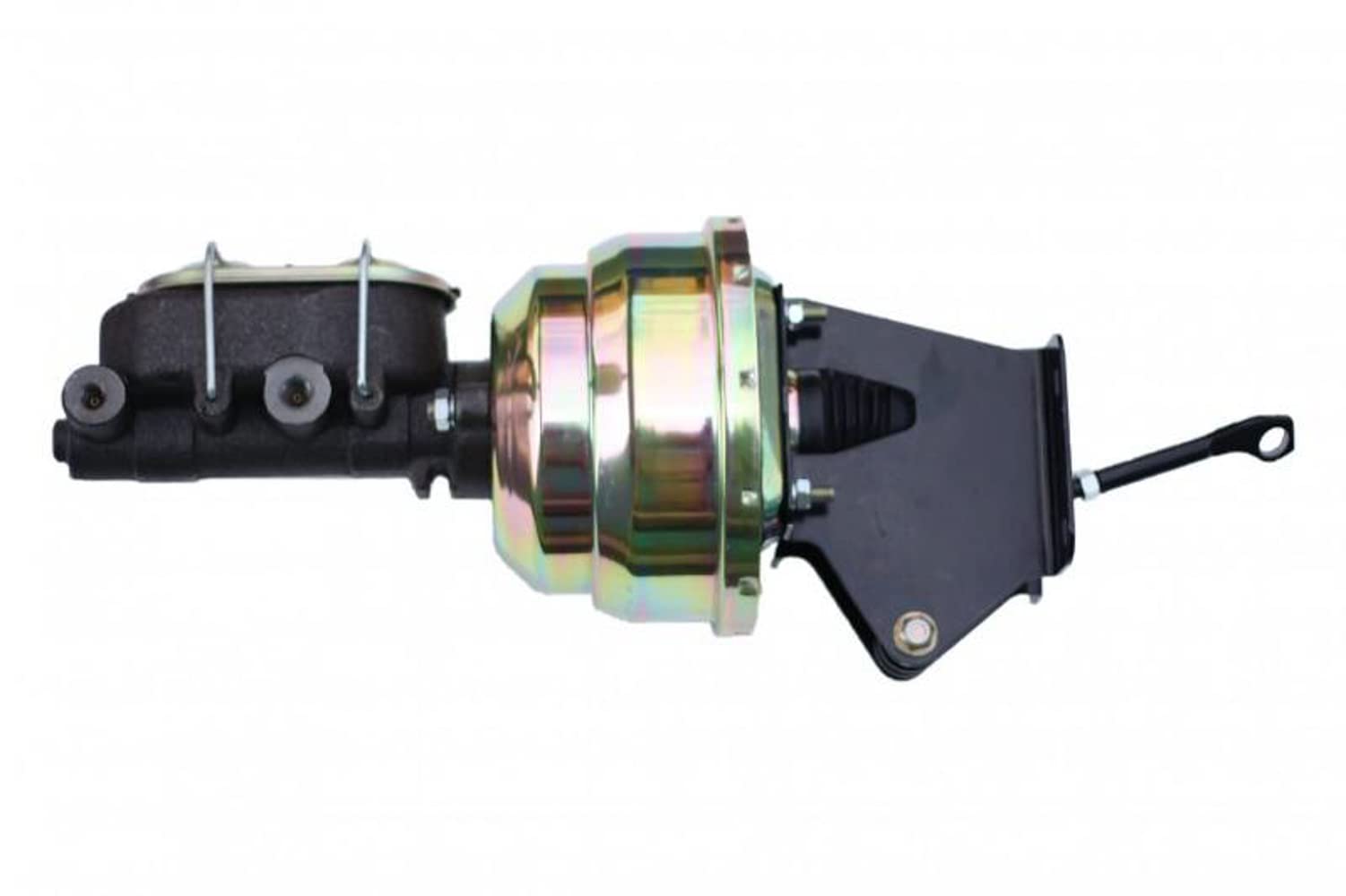 LEED BRAKES 8 Inch Dual Power Brake Booster with 1 Inch Bore Master Cylinder (Zinc Plated) - Perfect for Classic Car Restoration & Performance Upgrades