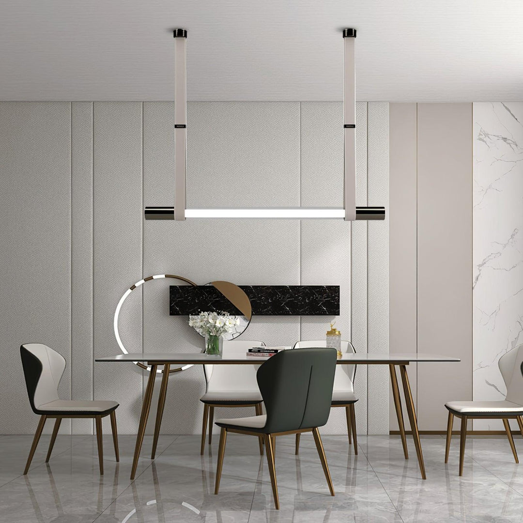 Modern Calm Pendant Light Fixture - Sleek Minimalist Hanging Lamp for Bedroom, Dining Room & Living Room Decor