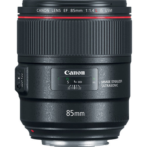 Canon EF 85mm f/1.4L IS USM Lens - Professional Portrait Photography Lens with Image Stabilization for DSLR Cameras - Perfect for Wedding, Studio & Low Light Shooting