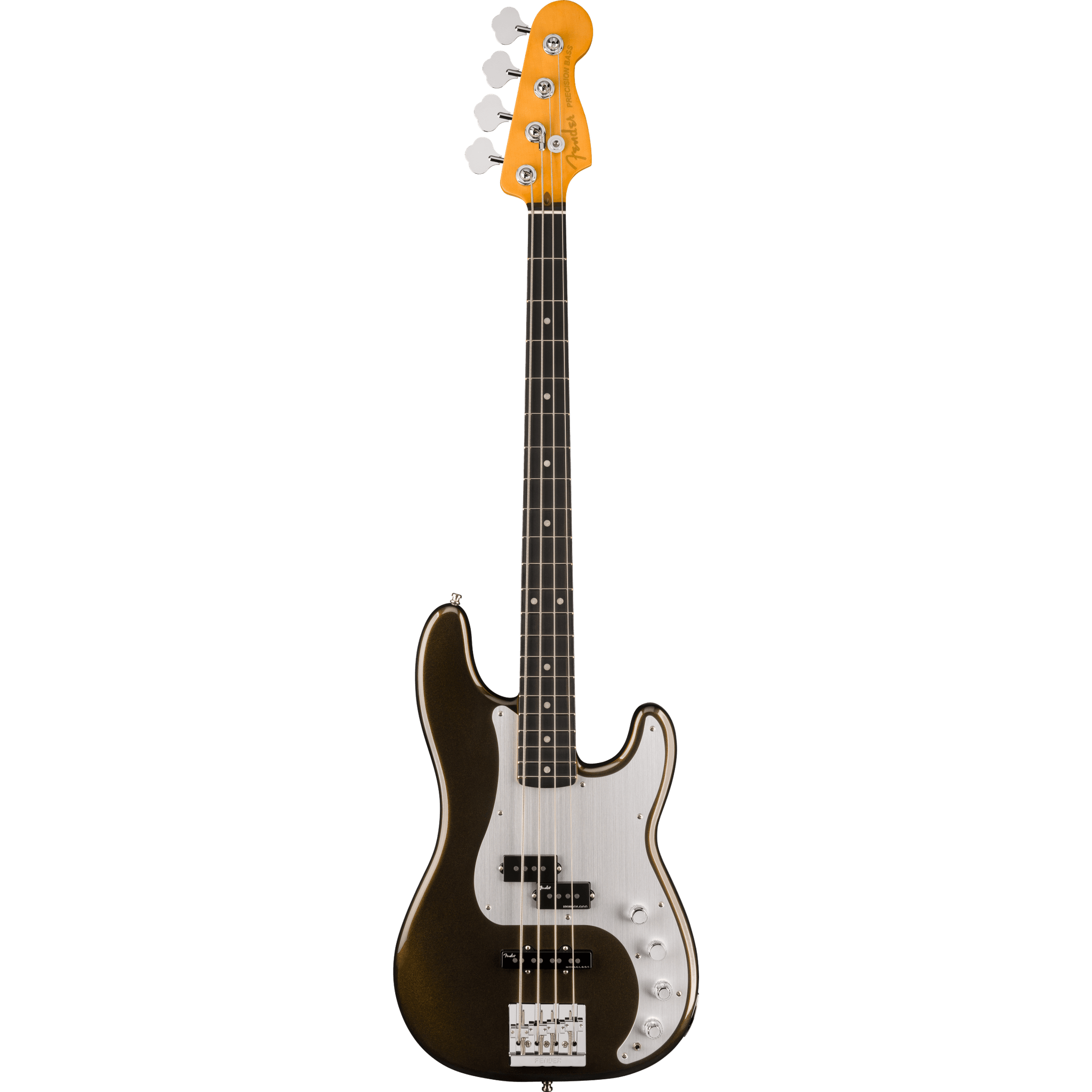 Fender American Ultra II Precision Bass Electric Guitar - Texas Tea Finish | Premium Quality for Professional Musicians & Studio Recording