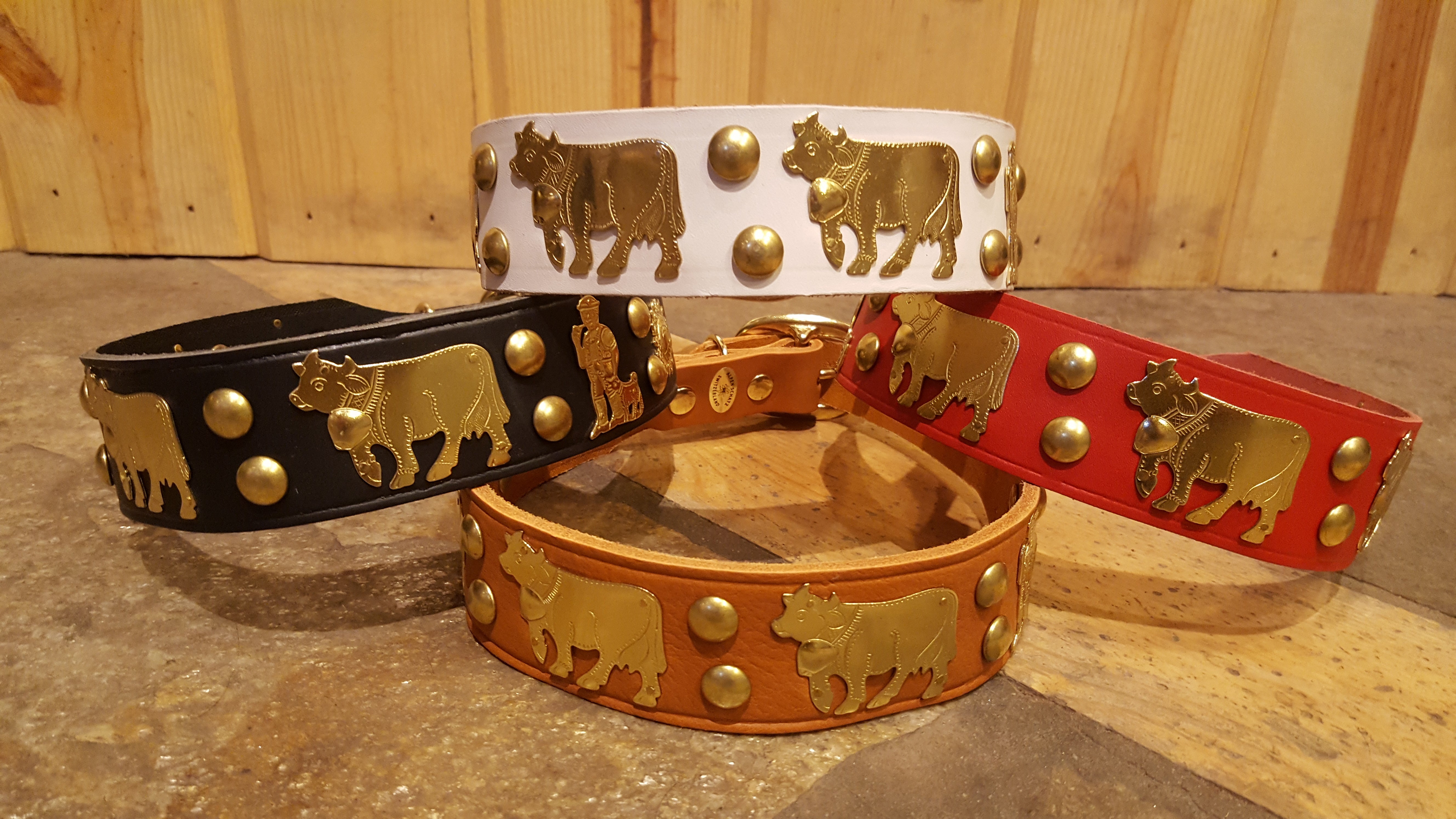 1 3/4 Inch Large Traditional Swiss Dog Collar - Premium Leather Pet Collar for Medium to Large Dogs | Durable & Stylish for Daily Walks, Training & Outdoor Adventures