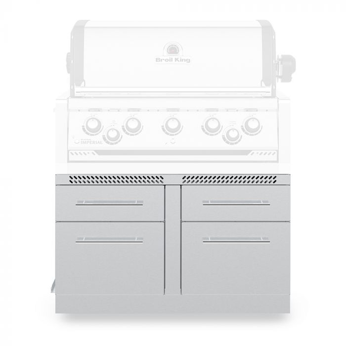 Broil King 806600 5-Burner Stainless Steel Gas Grill with Cabinet - Perfect for Backyard BBQs, Outdoor Cooking & Family Gatherings