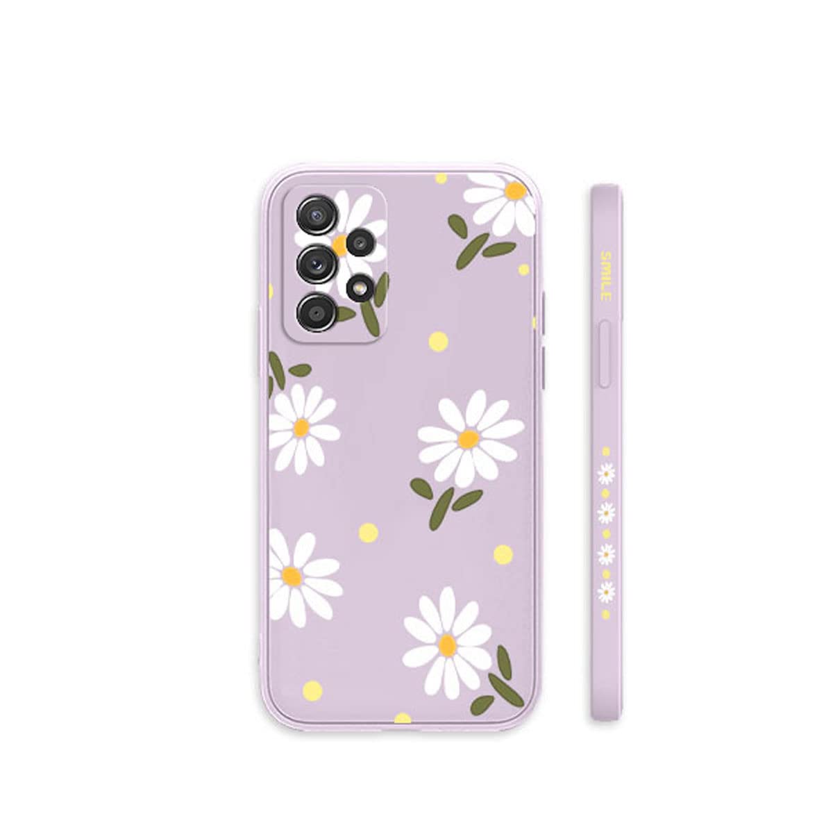 Cute Daisy Pattern Galaxy Note 20 Ultra Case - Shockproof TPU Bumper with Full Camera Lens Protection | Liquid Silicone Protective Cover for Samsung Galaxy Note 20 Ultra 5G 6.9 Inch (Grey) | Perfect for Everyday Use, Travel & Outdoor Activities