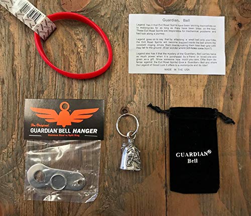 Guardian Bell for Dirt Bike & Motorcycle - Good Luck Charm & Protection Accessory Kit - Perfect for Off-Road Riding, Adventure Trips & Biker Gifts