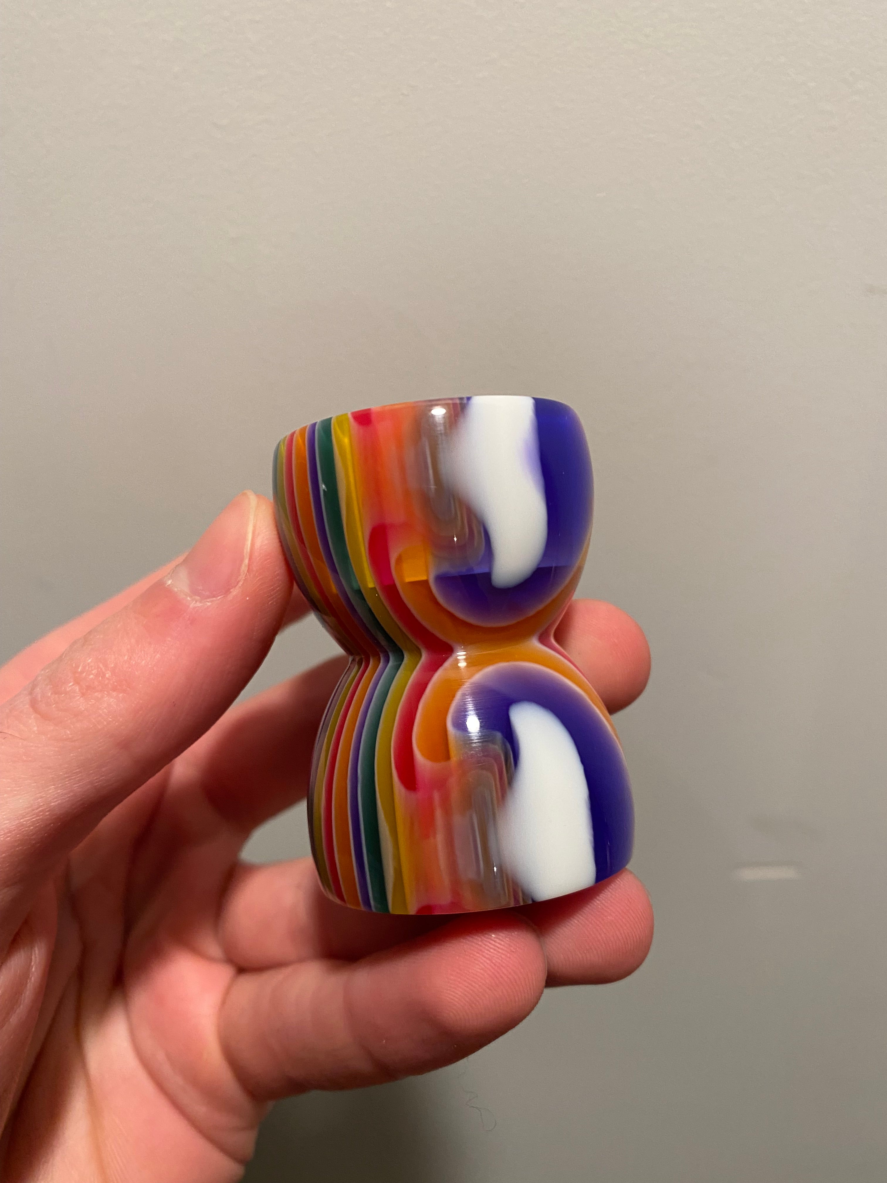 Premium Handcrafted Candy Stripe Shaving Brush Handle - Fits 28mm & 30mm Knots - Perfect for Wet Shaving & Grooming Kits - Ideal Gift for Men's Skincare Routine