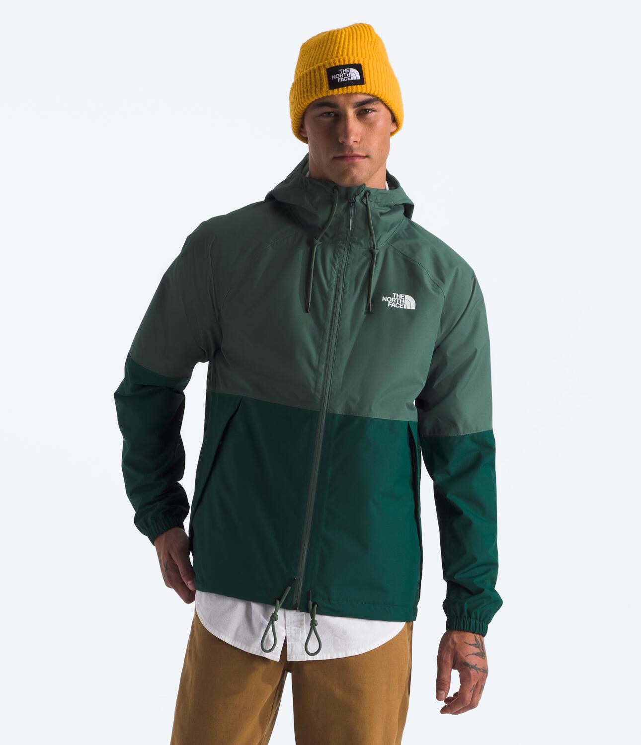 Antora Men's Waterproof Rain Hoodie - Lightweight Windproof Jacket for Outdoor Hiking, Camping & Travel