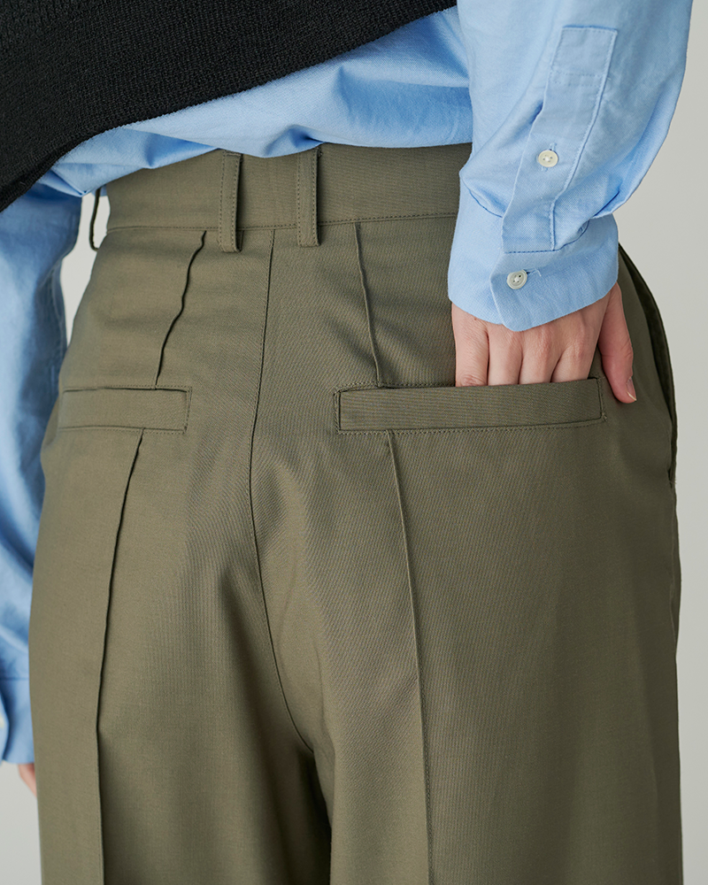 Hybrid Wool Wide Pants for Women - Comfortable High Waisted Trousers with Pockets - Perfect for Office, Travel & Casual Wear