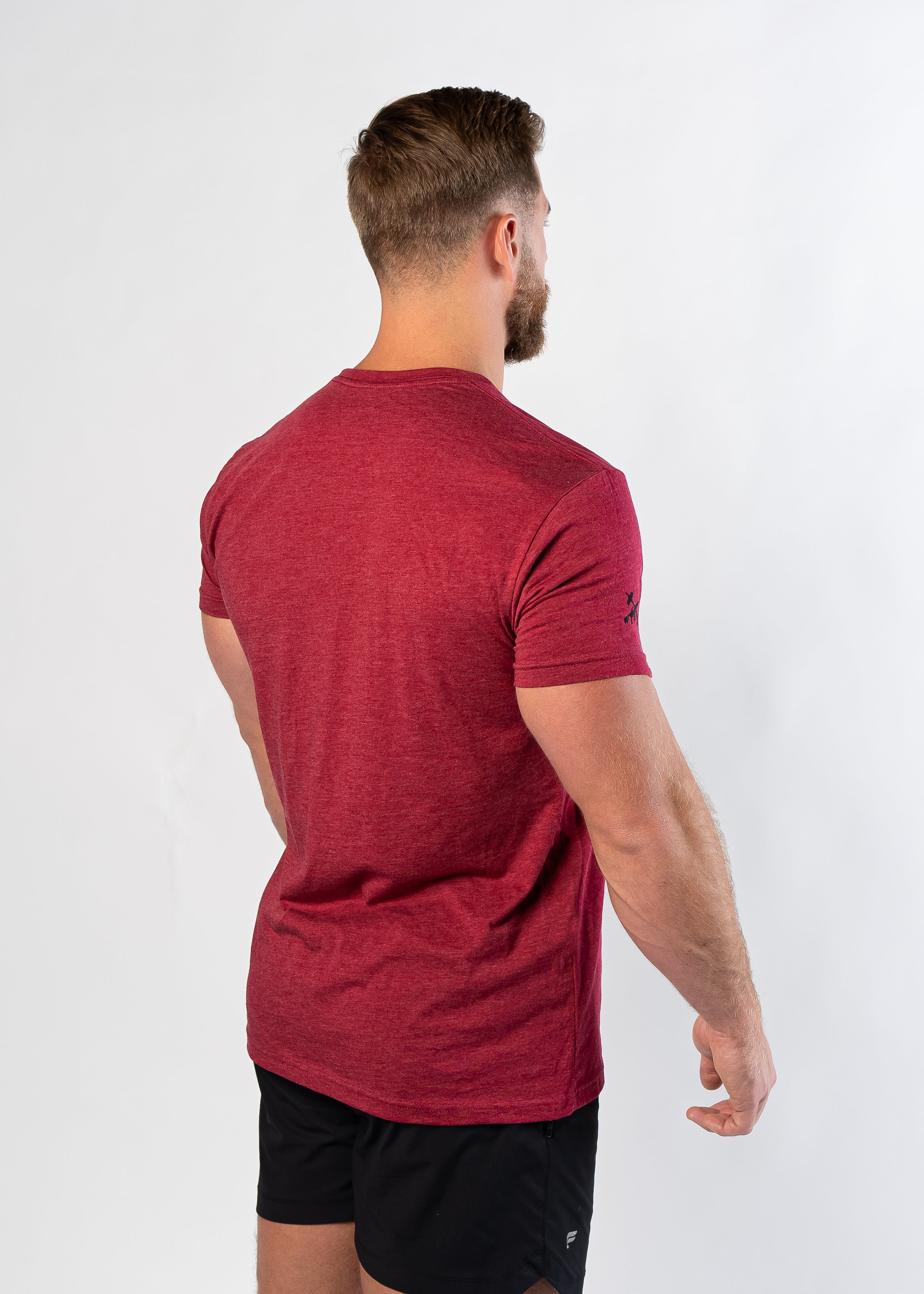 Men's No One Cares Graphic T-Shirt - Red Cotton Tee for Casual Wear & Street Style | Funny Sarcastic Shirt for Parties, Gifts & Everyday Outfits