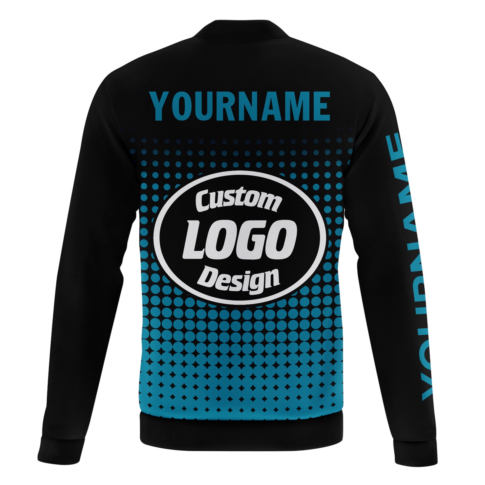 Custom Personalized Bomber Jacket - Full Snap Varsity Letterman Jacket PR092 D020346 (Size 15) - Perfect for School Sports, Team Uniforms & Casual Streetwear