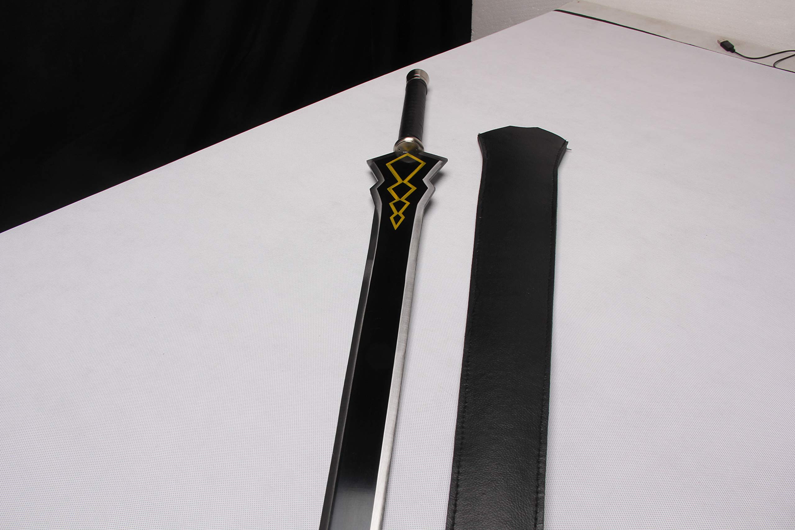 SAO Kirito & Asuna Cosplay Sword - Carbon Steel Anime Katana Replica | Sword Art Online Game Collectible for Cosplay, Display & Anime Enthusiasts