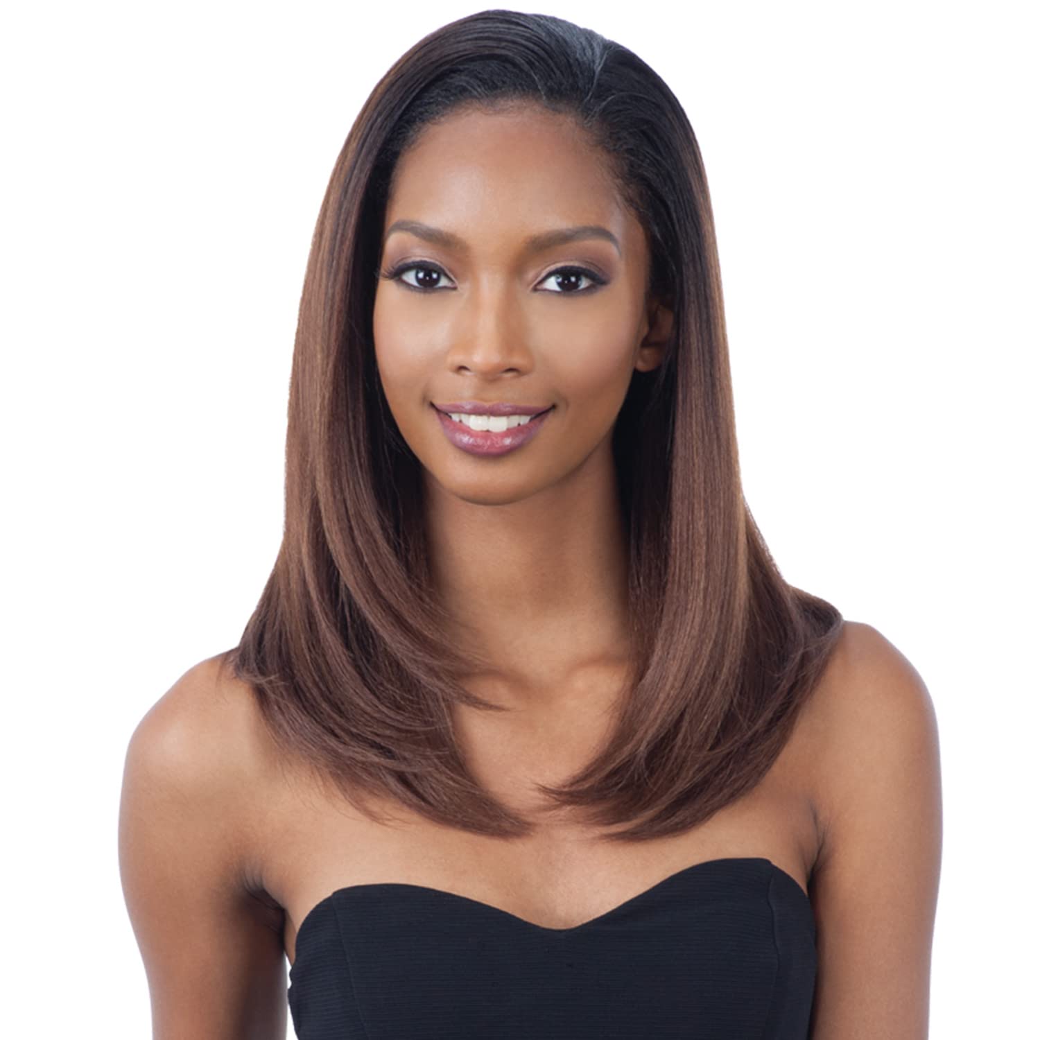 Freetress Equal Synthetic Drawstring Full Cap Half Wig - Jet Black | Natural Look & Easy Styling | Perfect for Daily Wear, Cosplay & Special Occasions