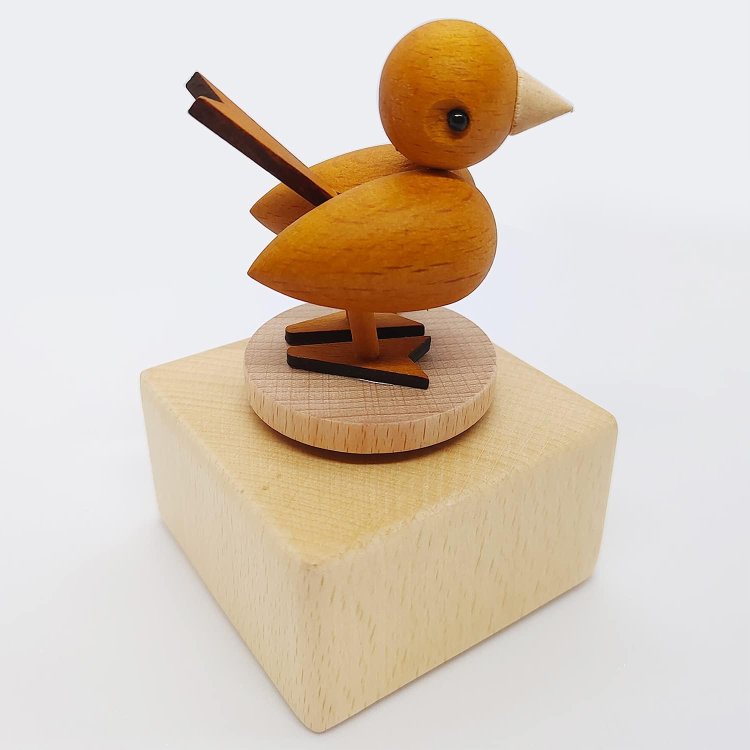 Mini Wooden Bird Music Box - Handcrafted Animal Mechanical Music Box for Kids & Adults - Perfect Gift for Friends, Birthday, Anniversary - Ideal for Bedroom Decor, Relaxation & Special Moments