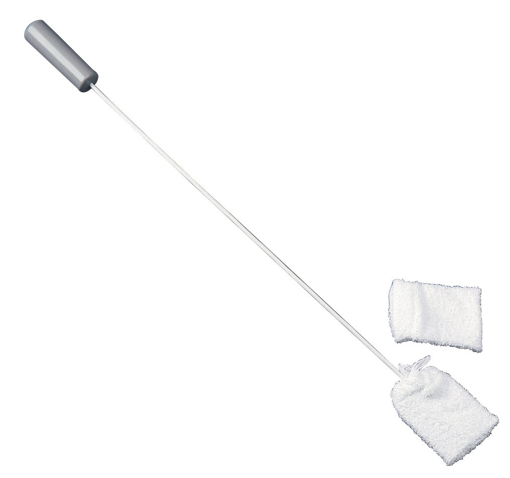 Homecraft Toe Washer & Foot Brush - Long Handle Massage Tool for Back Pain Relief & Lotion Application