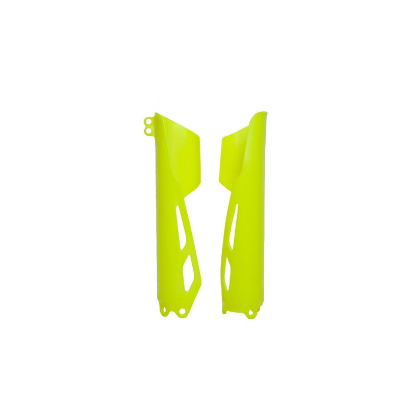 RTECH Fork Protectors for Honda CRF250R CRF450R CRF250RX CRF450RX CRF450L (2019-2020) - High Visibility Fluoro Yellow - Dirt Bike & Off-Road Motorcycle Protection