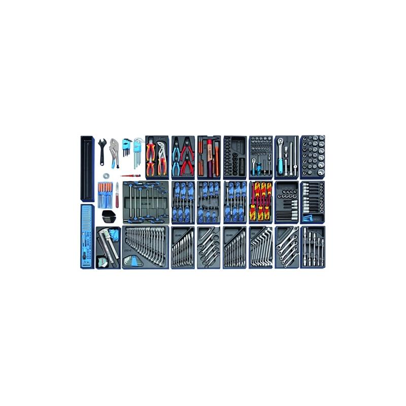 Gedore 2657716 Professional 325-Piece Tool Set with Rolling Tool Trolley - Perfect for Mechanics, DIY Home Repairs & Workshop Organization