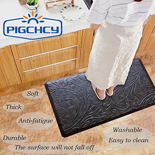 Premium Anti-Fatigue Kitchen Rug - Non-Slip Washable Foam Floor Mat for Standing Comfort (20