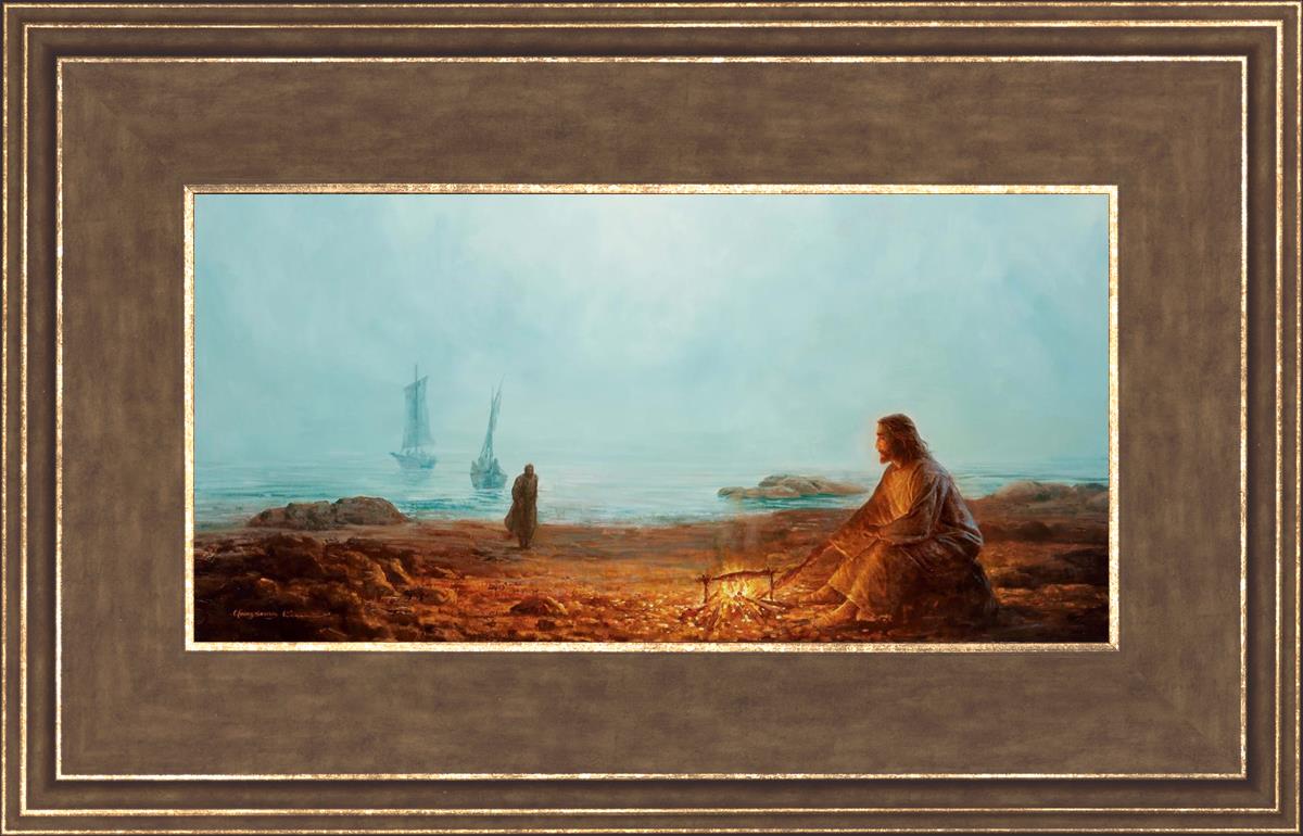 By The Shore By Yongsung Kim - Coastal Wall Art Print for Beach House Decor, Ocean Themed Living Room & Bedroom
