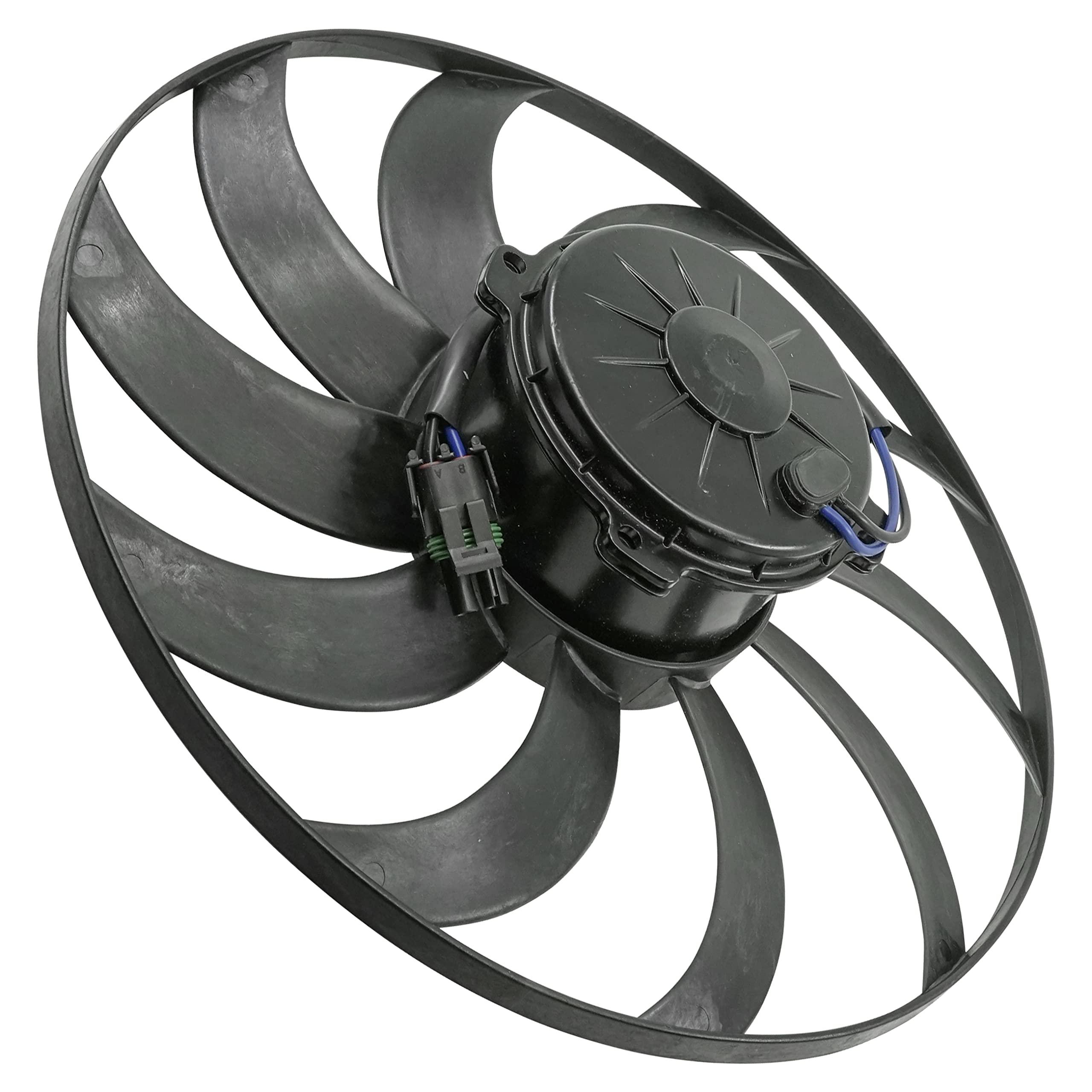 Caltric Radiator Cooling Fan Motor Replacement for Polaris 2412447 2413207 - Perfect for ATV, UTV & Off-Road Vehicle Cooling Systems