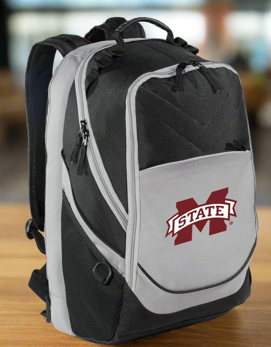 Mississippi State Bulldogs Official MSU Laptop Backpack - Durable Computer Bag for School, Work & Travel