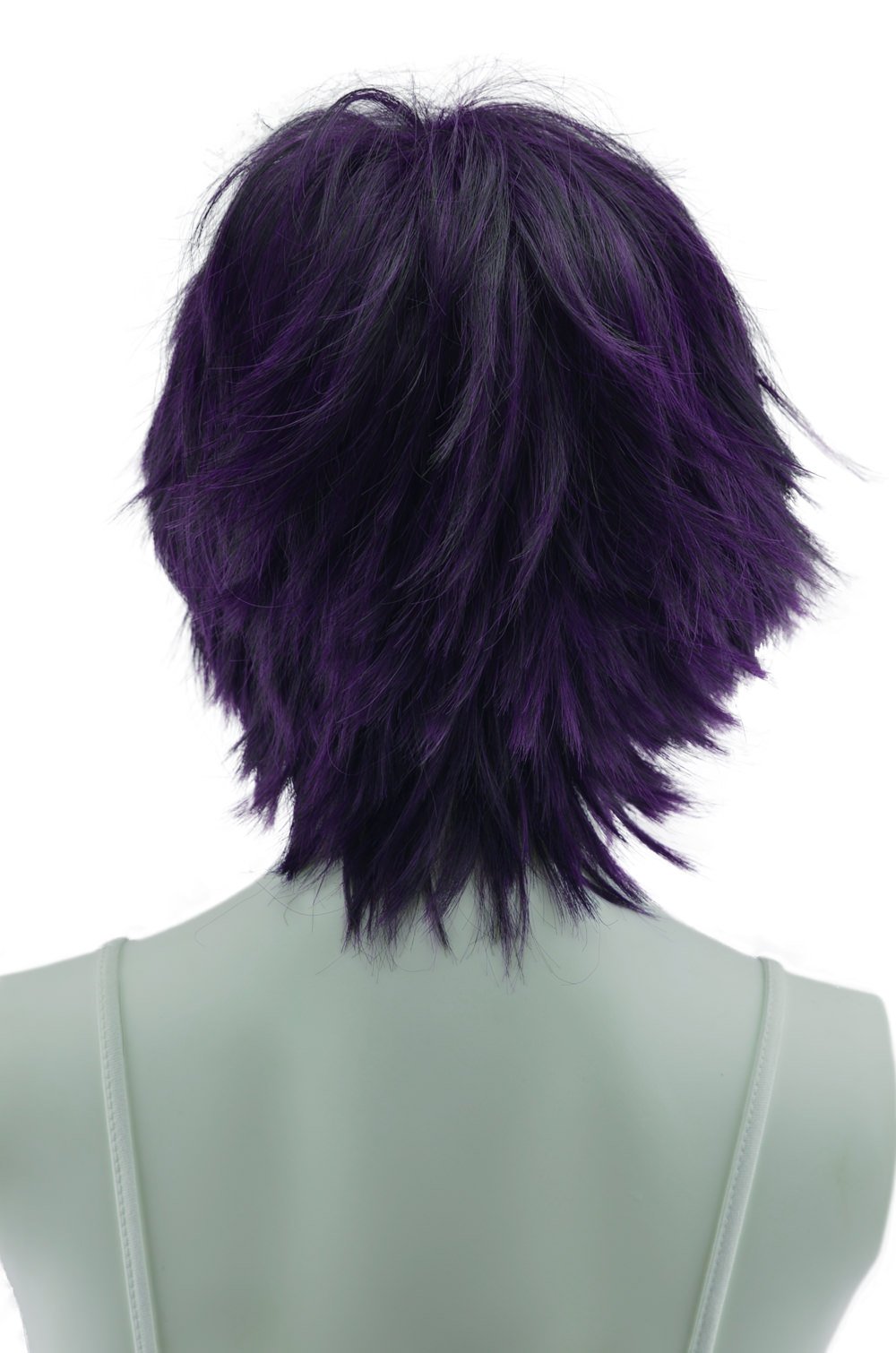 Epic Cosplay Apollo Shadow Purple Short Wig 13 Inches (33SHU) - Perfect for Anime Conventions, Halloween Costumes & Cosplay Events