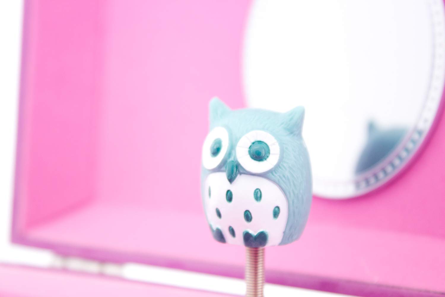 Ulysses 9517 Owl Musical Box - Handcrafted Wooden Music Box with Beautiful Melodies, Perfect for Gifts, Home Decor, and Relaxation | Ideal for Birthdays, Anniversaries, and Nursery Room Decor