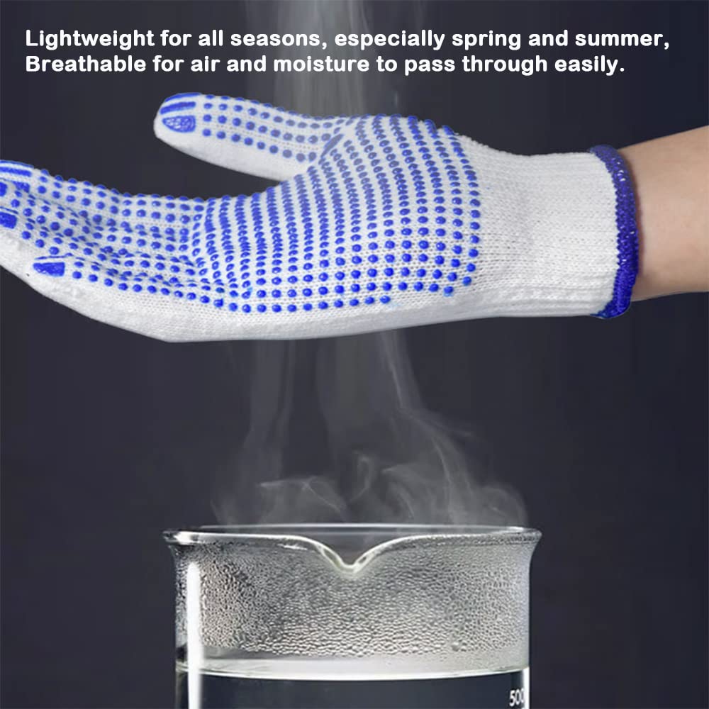 BetterRain Thickened Safety Work Gloves - Heavy Duty Elastic Work Gloves for Men & Women, Gardening, Driving & Construction - Durable Protective Gloves for Outdoor Work, DIY Projects & Industrial Use
