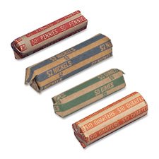 Coin Wrapper for Pennies - 60 lb Capacity, 1000 Count per Box (Set of 2 Red Boxes) | Perfect for Banks, Retail Stores & Coin Sorting