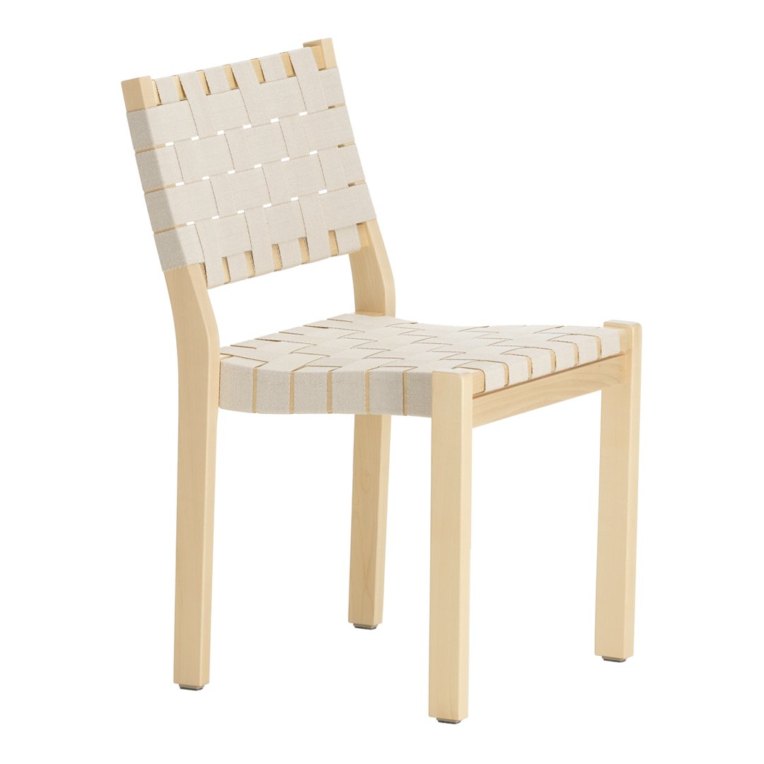 Artek Alvar Aalto 611 Chair - Iconic Scandinavian Modern Design for Living Room, Dining Room & Office