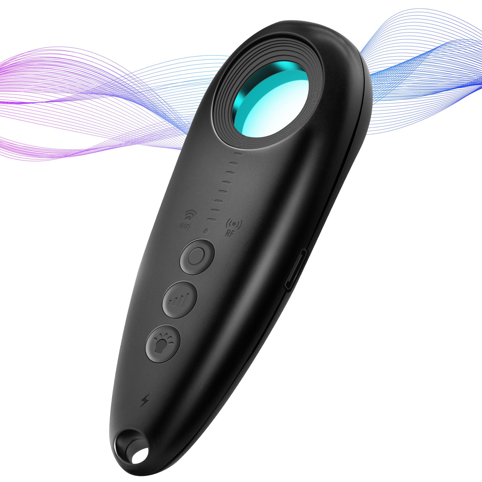 Nisanuki Micro Spy Camera Detector - RF Wireless Bug Detector for Hidden Cameras & GPS Trackers | Anti-Spy Scanner for Home, Office, Hotel Security | Detect GSM Hidden Cameras for Personal Privacy Protection
