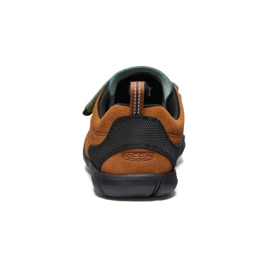 KEEN Jasper II Big Kids' Hiking Shoes - Maple/Dark Forest - Durable & Comfortable for Outdoor Adventures