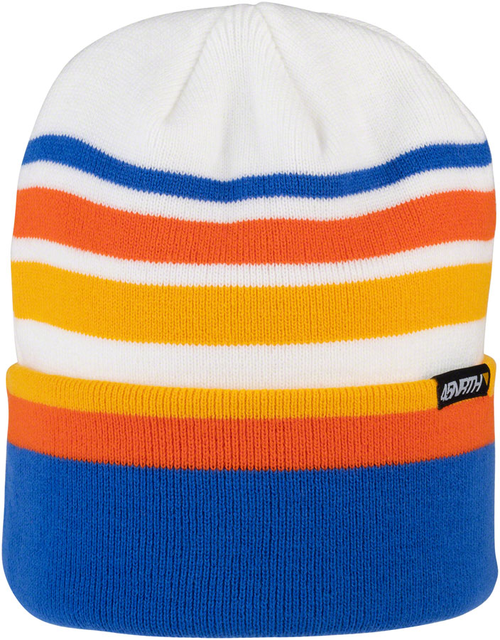 45NRTH Dawning Beanie - Winter Warm Fleece Lined Hat for Men & Women - Yellow/Orange/Blue One Size - Perfect for Skiing, Snowboarding & Outdoor Winter Activities