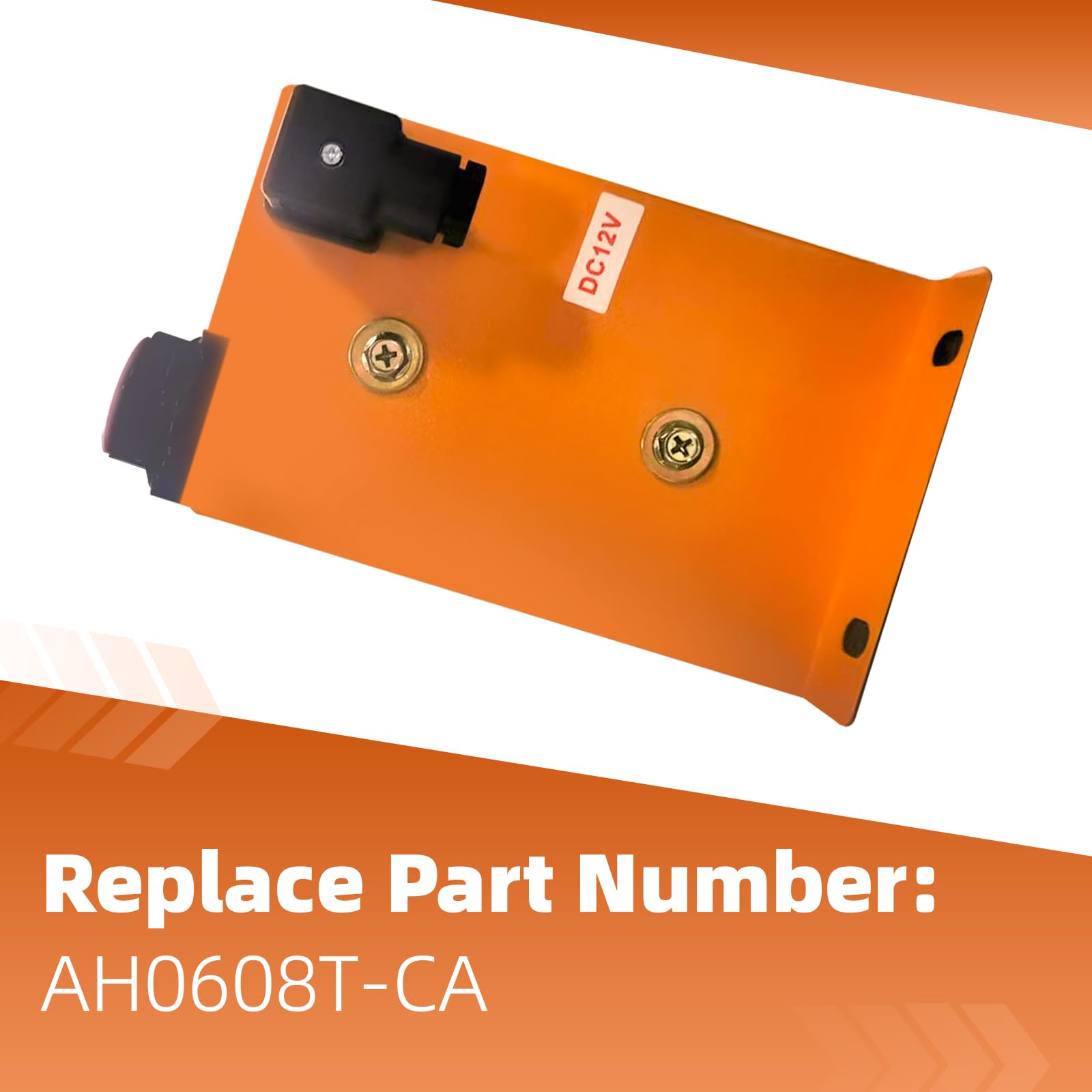 AH0608T-CA Hydraulic Air Cooler - 12V DC 38W Oil Cooling Fan with 60L/min Flow Rate - Heavy Duty Cooling Machine for Industrial Tools & Equipment - Perfect for CNC Machines, Hydraulic Systems & Power Tools