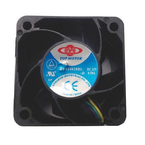 Top Motor 40x40x28mm 12V DC Cooling Fan with PWM Control - High Performance for PC, Electronics, and DIY Projects