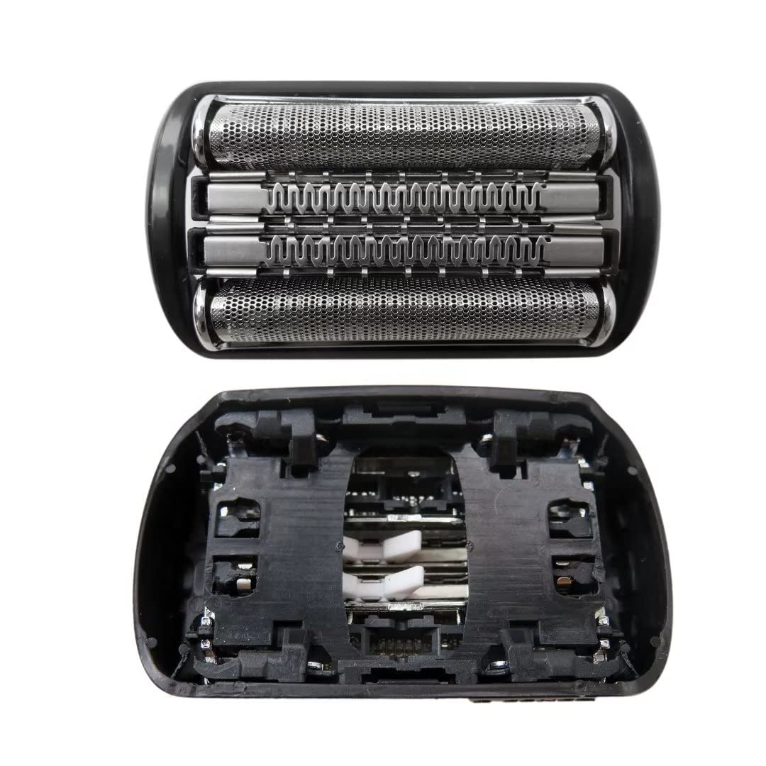 Braun Series 9 Replacement Shaver Head 92B - Compatible with Braun 9 Series Electric Razors for Men - Precision Trimmer Replacement Part (Black) - Perfect for Travel & Daily Shaving Needs
