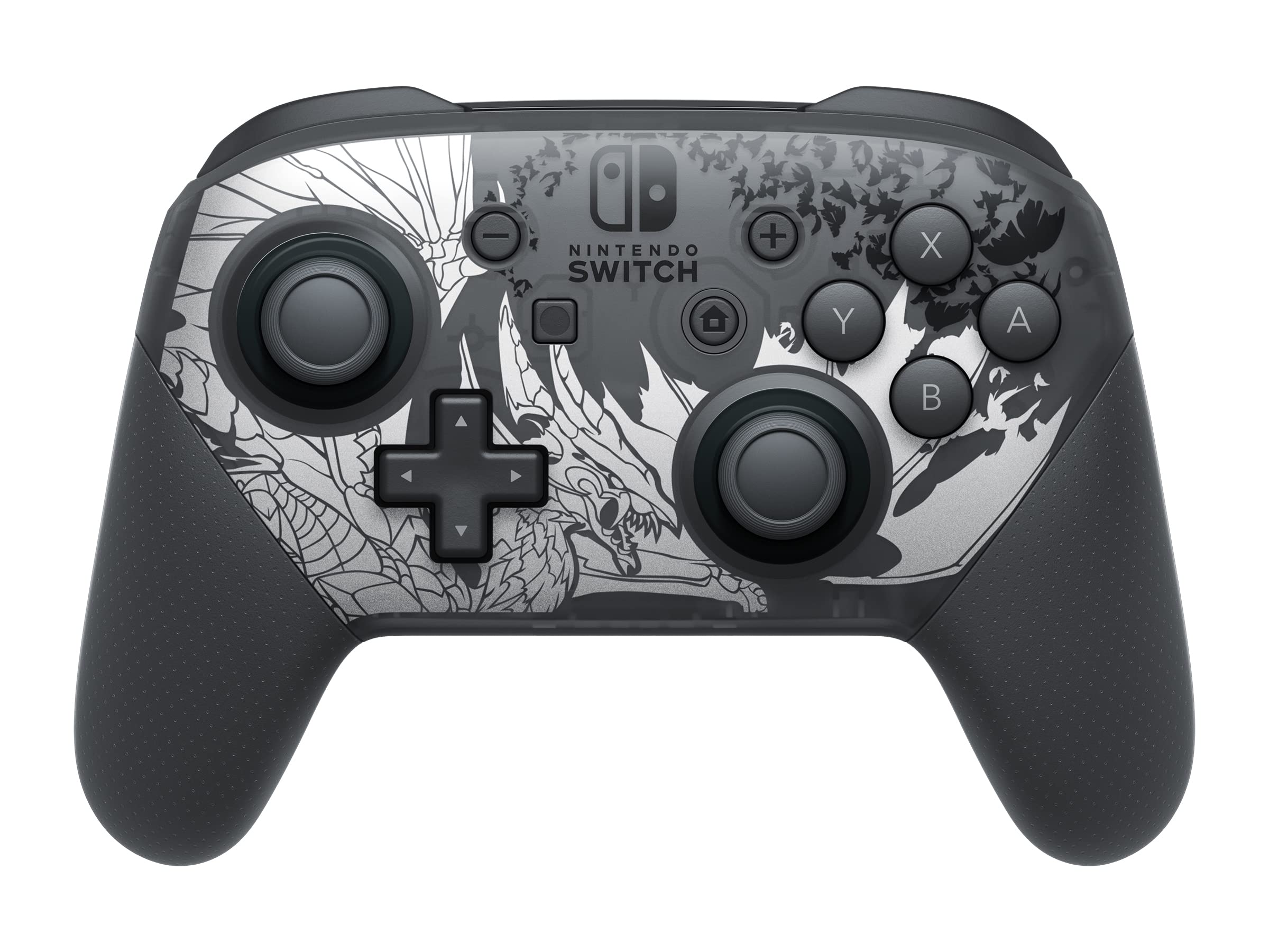 Nintendo Switch Pro Controller - Monster Hunter Rise: Sunbreak Edition - Wireless Gamepad for Switch/Switch OLED - Ergonomic Design for Long Gaming Sessions - Perfect for Monster Hunter Fans and Action RPG Gamers