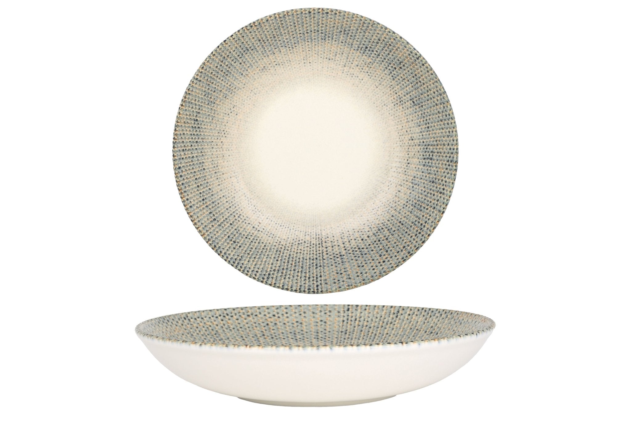 Premium Sway Dinnerware Set - 24-Piece Medium Porcelain Tableware for 6, Elegant Dish Set for Dinner Parties, Holidays & Everyday Use