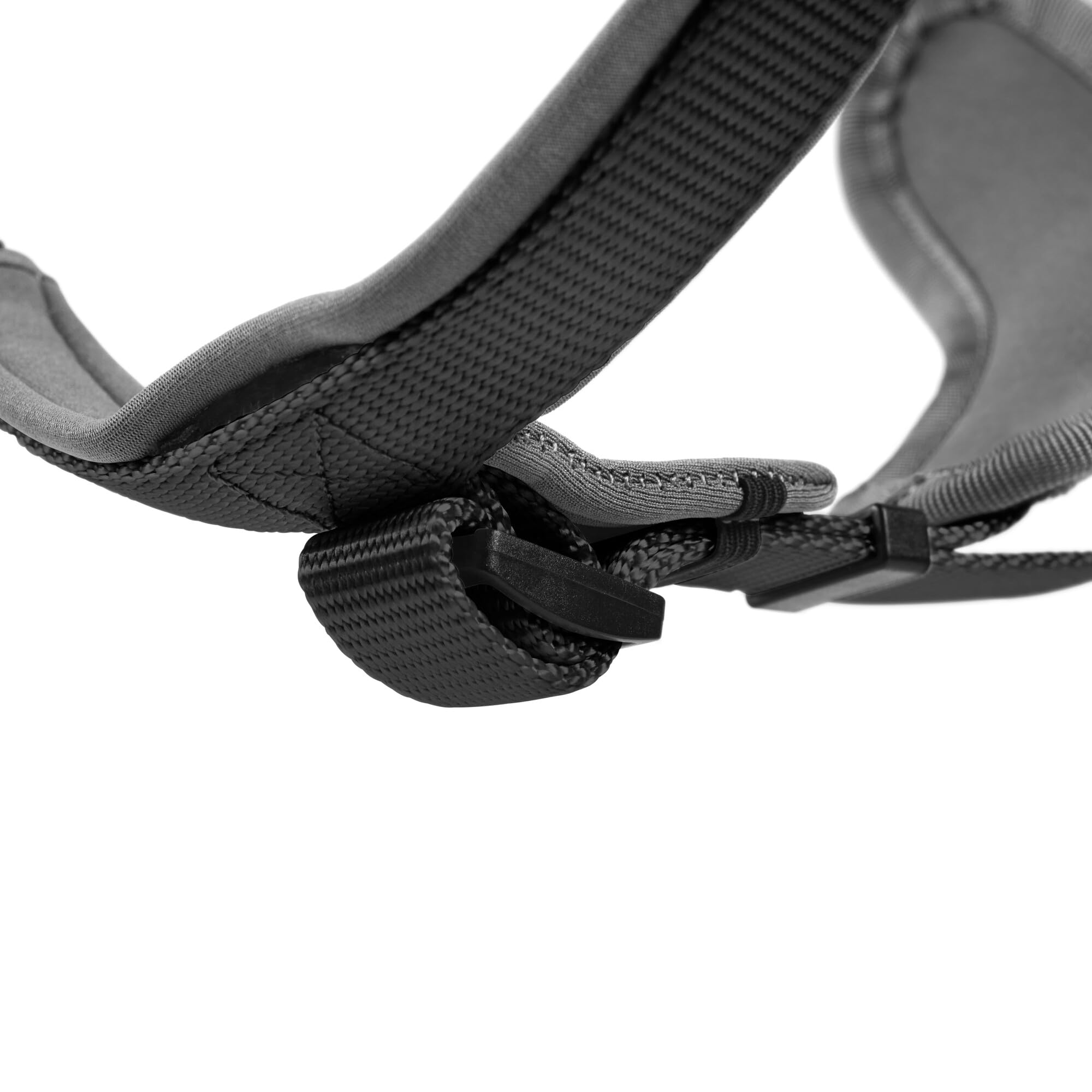 HUNTER Neoprene Dog Harness for Large Dogs - X-Large Size, Black/Grey - Adjustable & Comfortable Pet Vest for Walking, Hiking & Outdoor Adventures
