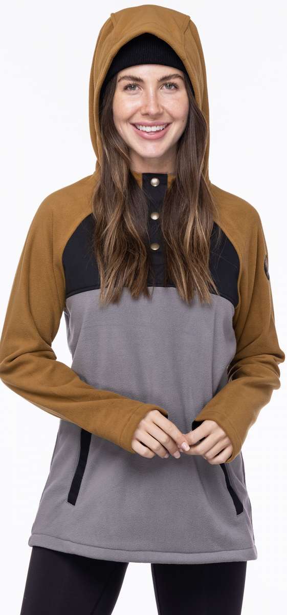 686 Women's Hemlock Fleece Hoodie 2023 - Soft Warm Pullover for Outdoor Activities, Hiking & Casual Wear
