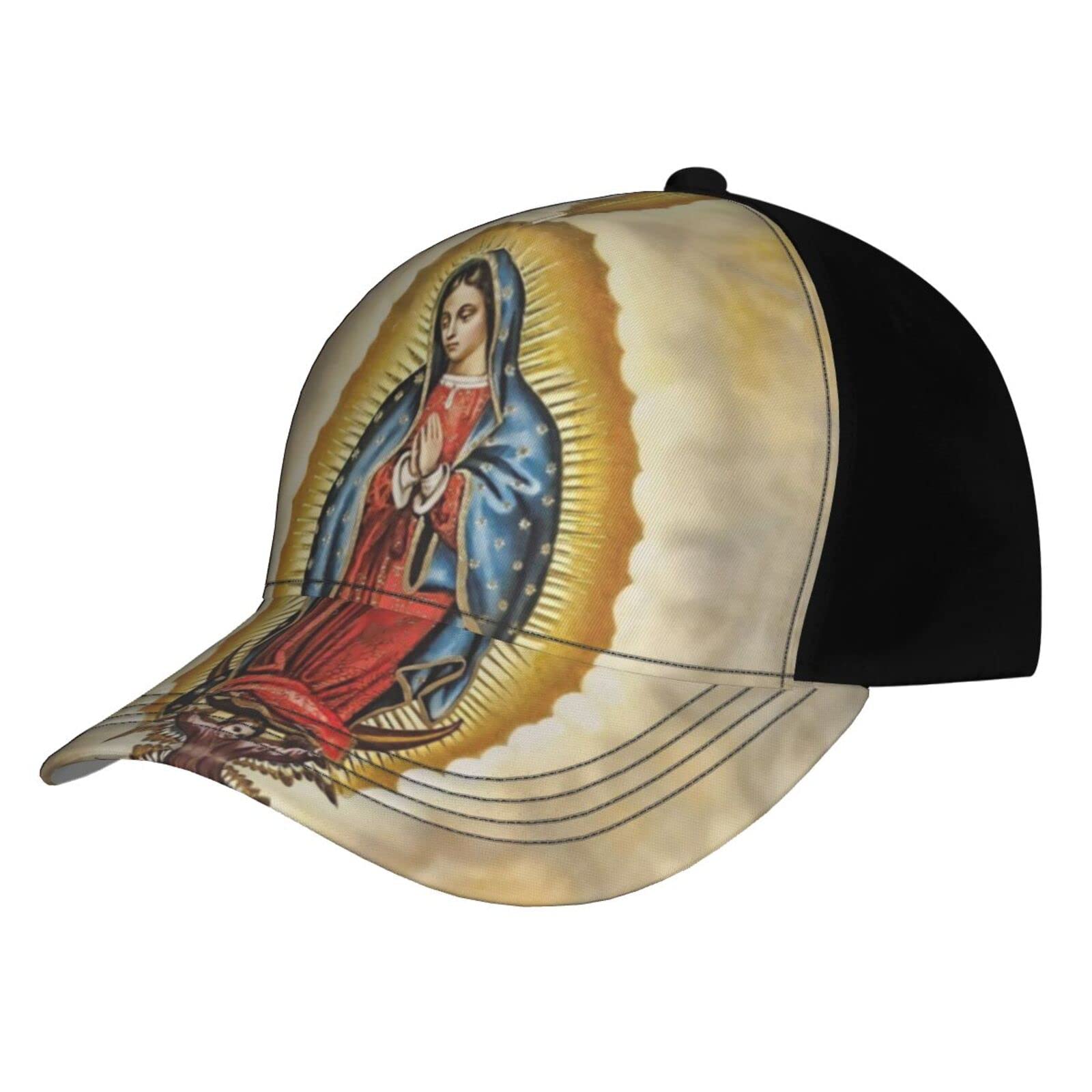 Virgin Mary Our Lady of Guadalupe Baseball Cap - Adjustable Dad Hat for Men & Women - Religious Fashion Accessory for Church, Pilgrimage & Everyday Wear