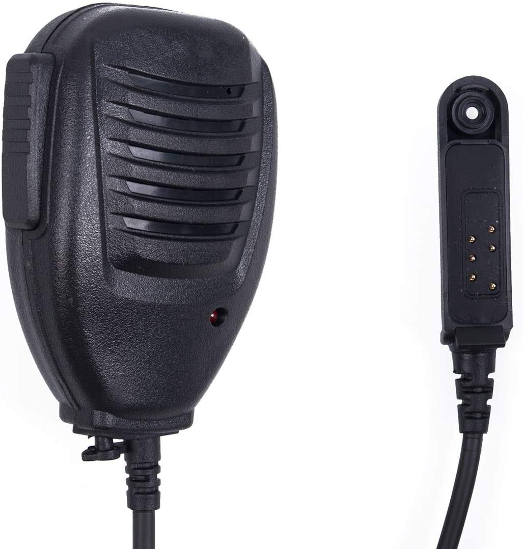 Original Mengshen Waterproof Microphone Remote Speaker Mic for A58 BF-9700 UV-9R Walkie Talkies - Compatible with Two Way Radios BF-A58_M - Perfect for Outdoor Adventures, Construction Sites & Emergency Communication