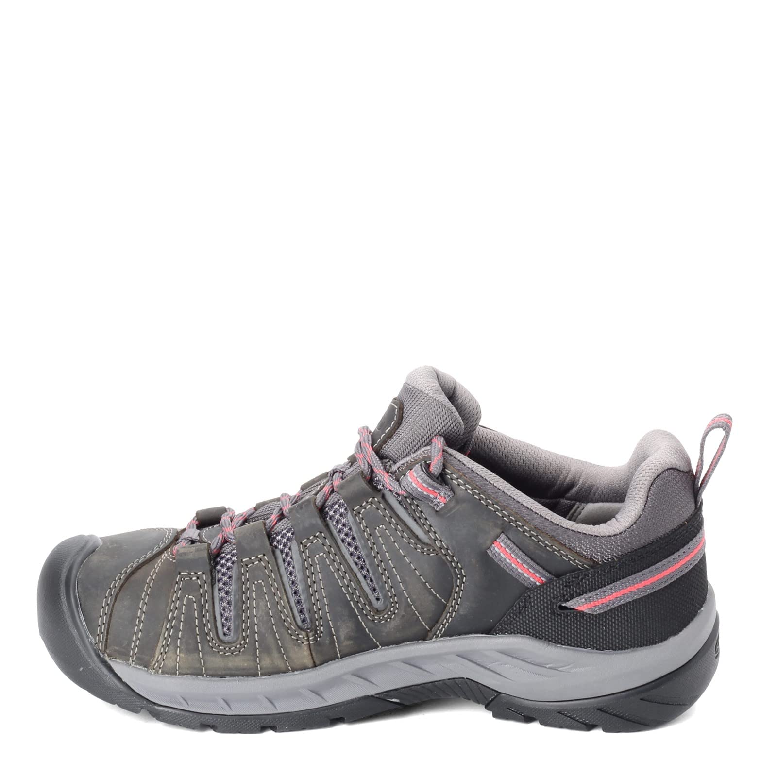 KEEN Utility Women's Flint 2 Low Height Leather Steel Toe Work Shoes - Comfortable & Durable Safety Shoes for Construction, Warehouse & Outdoor Work