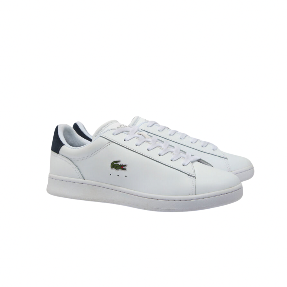 Lacoste Carnaby Set 224 1 SMA White Navy - Stylish Men's Sneakers for Casual Wear & Sports | Perfect for Everyday Outfits & Gym Sessions