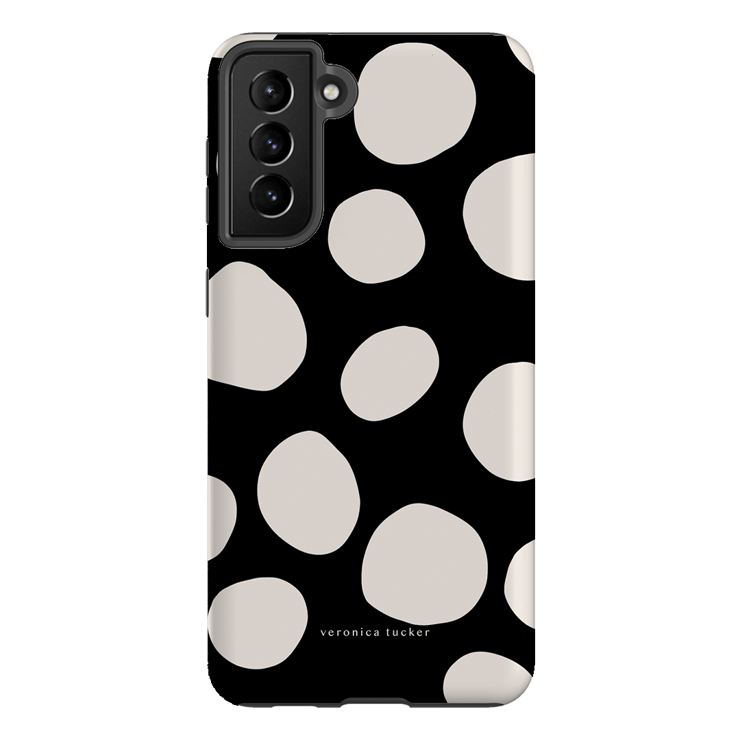 Premium Pebbles Noir Phone Case - Slim Protective Cover for iPhone & Samsung - Perfect for Everyday Use, Travel & Outdoor Activities
